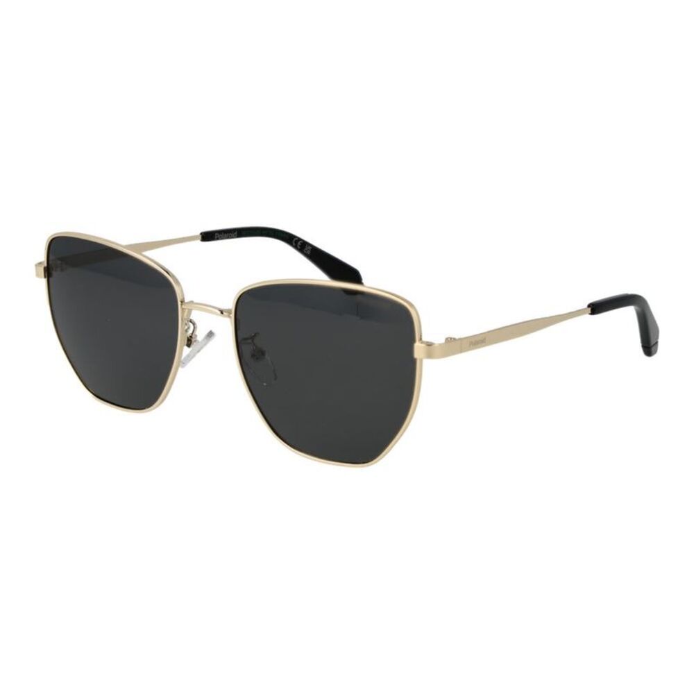 Polaroid Gold Metal Women's Sunglasses